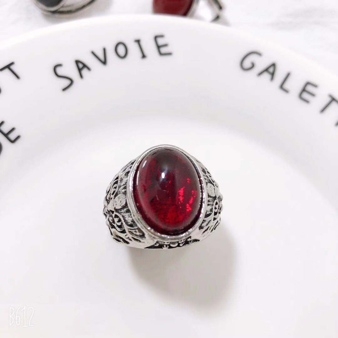 Hip-Hop Totem Ring For Unisex Featuring Electroplated Zinc Alloy Material