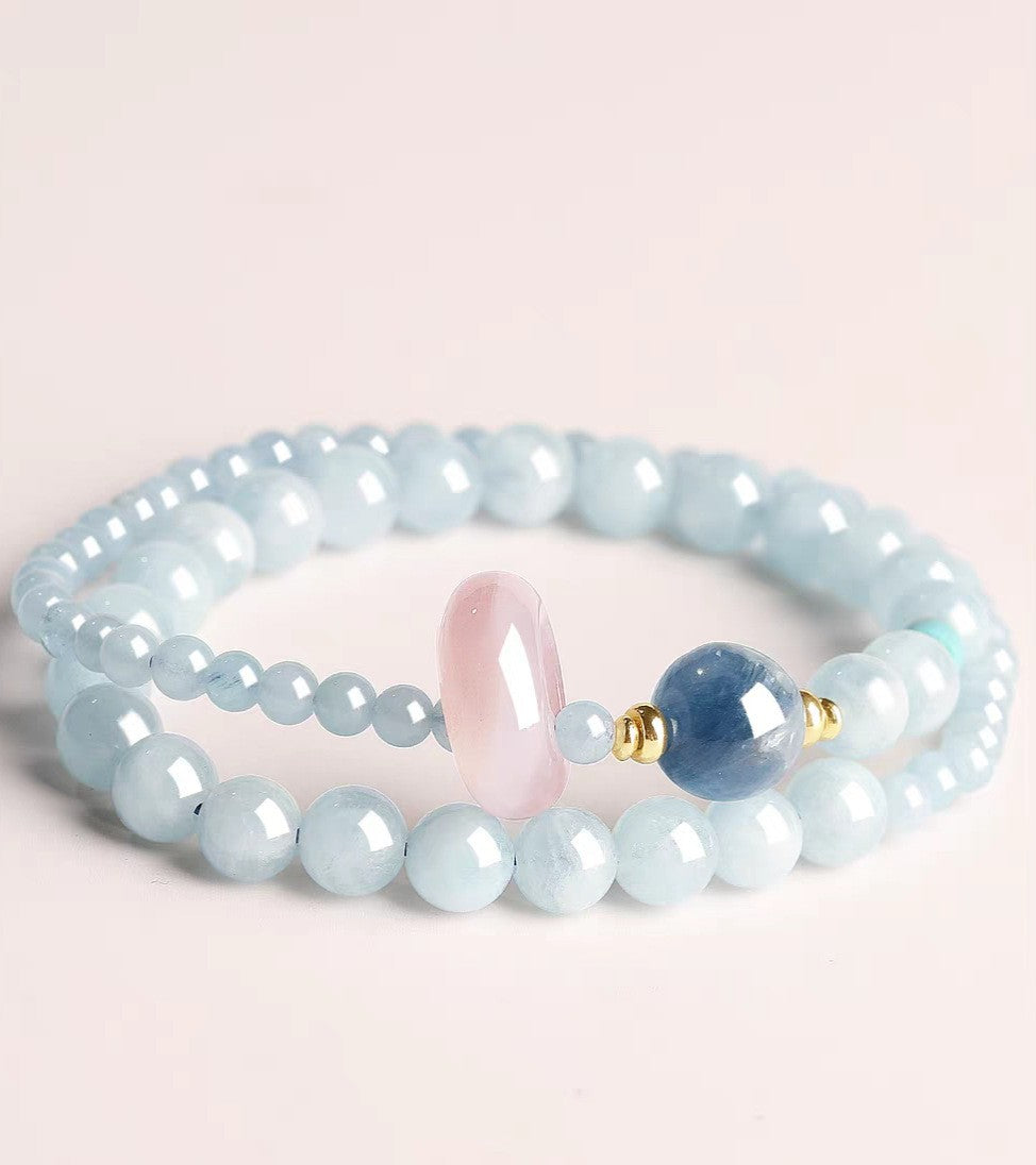 Crystal Beading Bracelet For Women, Elegant Birthday Gift Accessory