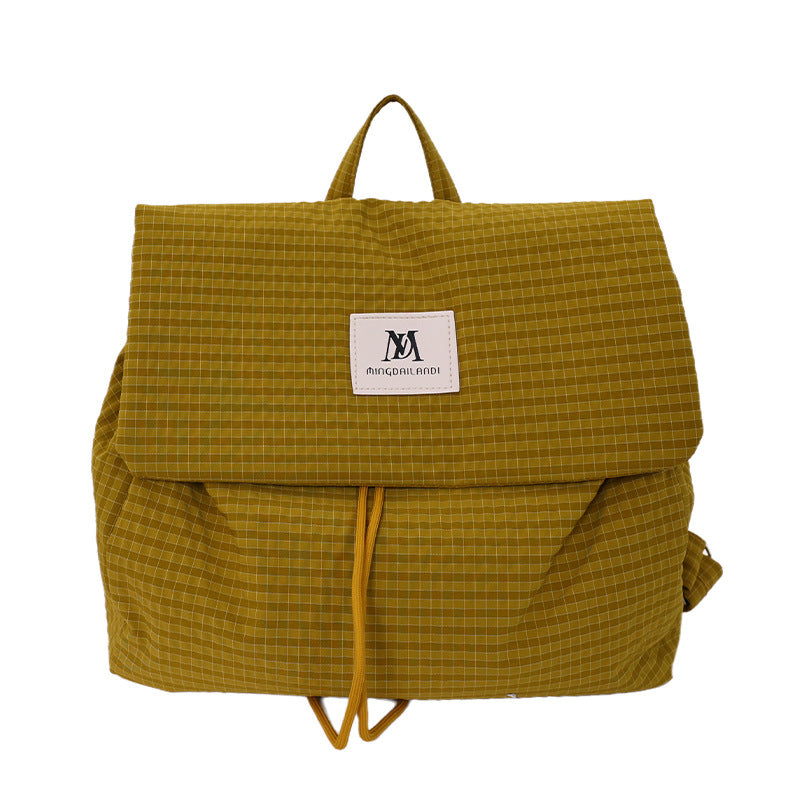 Breathable Letter Pattern Nylon Ladies Backpack For  Spring And Summer