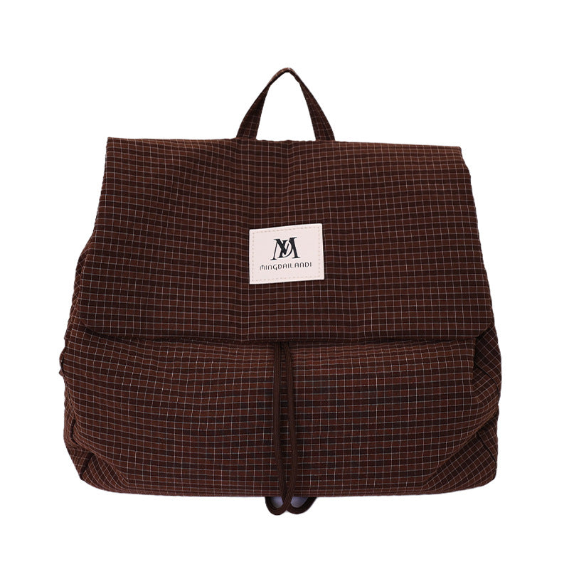 Breathable Letter Pattern Nylon Ladies Backpack For  Spring And Summer