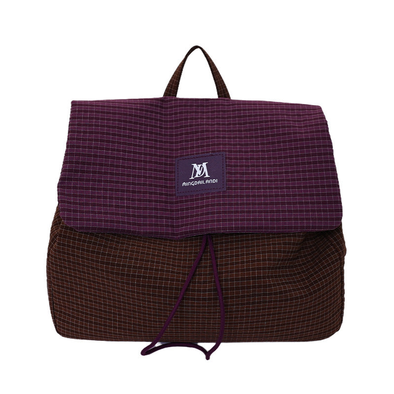 Breathable Letter Pattern Nylon Ladies Backpack For  Spring And Summer