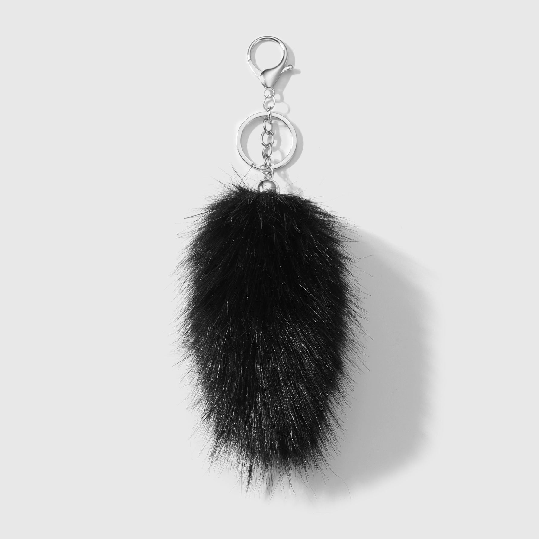 Dyed Black Animal Key Chain Made Of Durable Zinc, Stylish And Practical Accessory