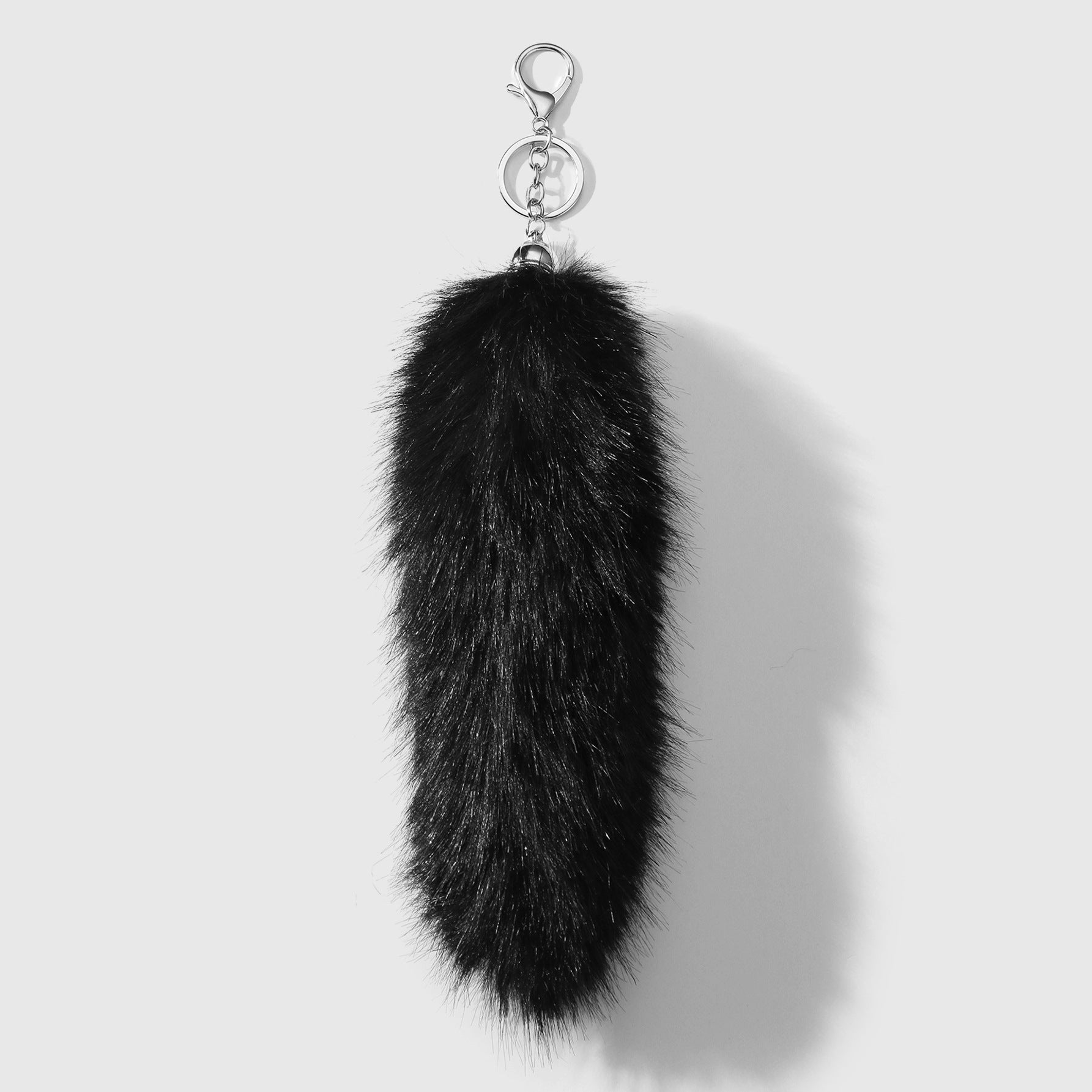 Dyed Black Animal Key Chain Made Of Durable Zinc, Stylish And Practical Accessory