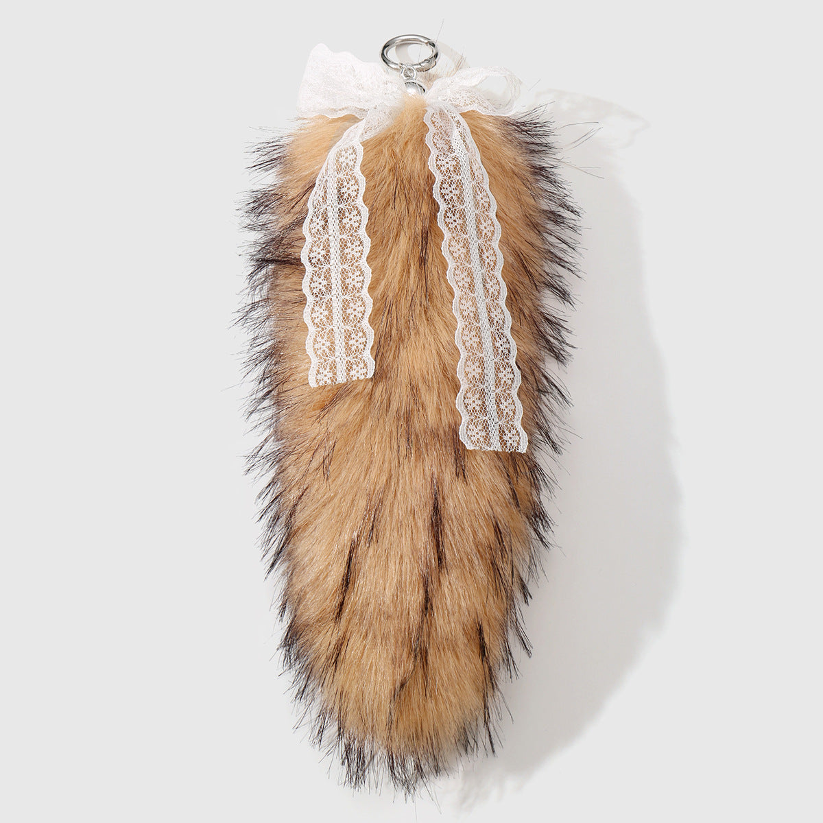 Leopard Print Key Chain In Multicolor Featuring Durable Polyester Material