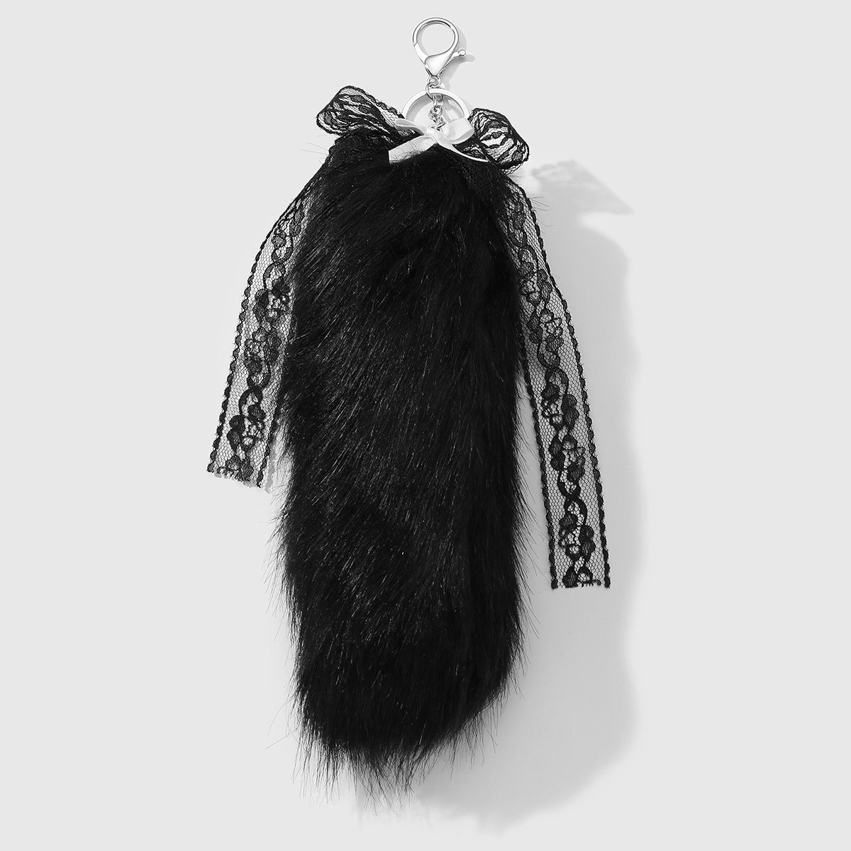 Leopard Print Key Chain In Multicolor Featuring Durable Polyester Material