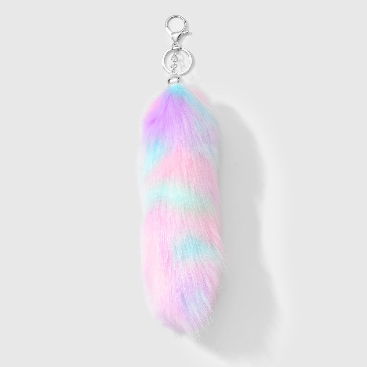 Multicolor Plush Animal Key Chain Featuring Soft Material For Stylish And Durable Use