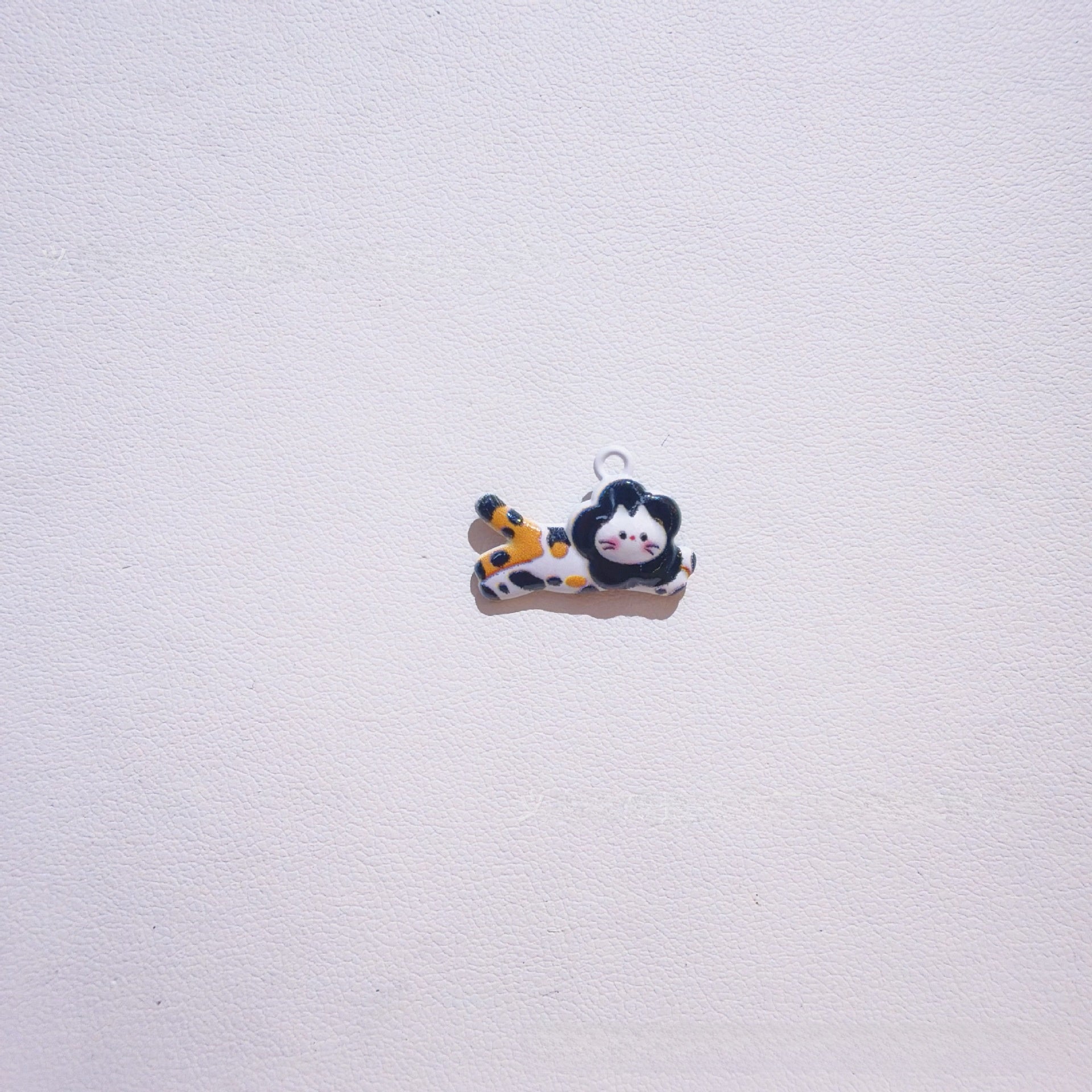 Cat Alloy Pendant With Stoving Varnish Featuring Multicolor Cartoon Style Design Jewelry Accessories
