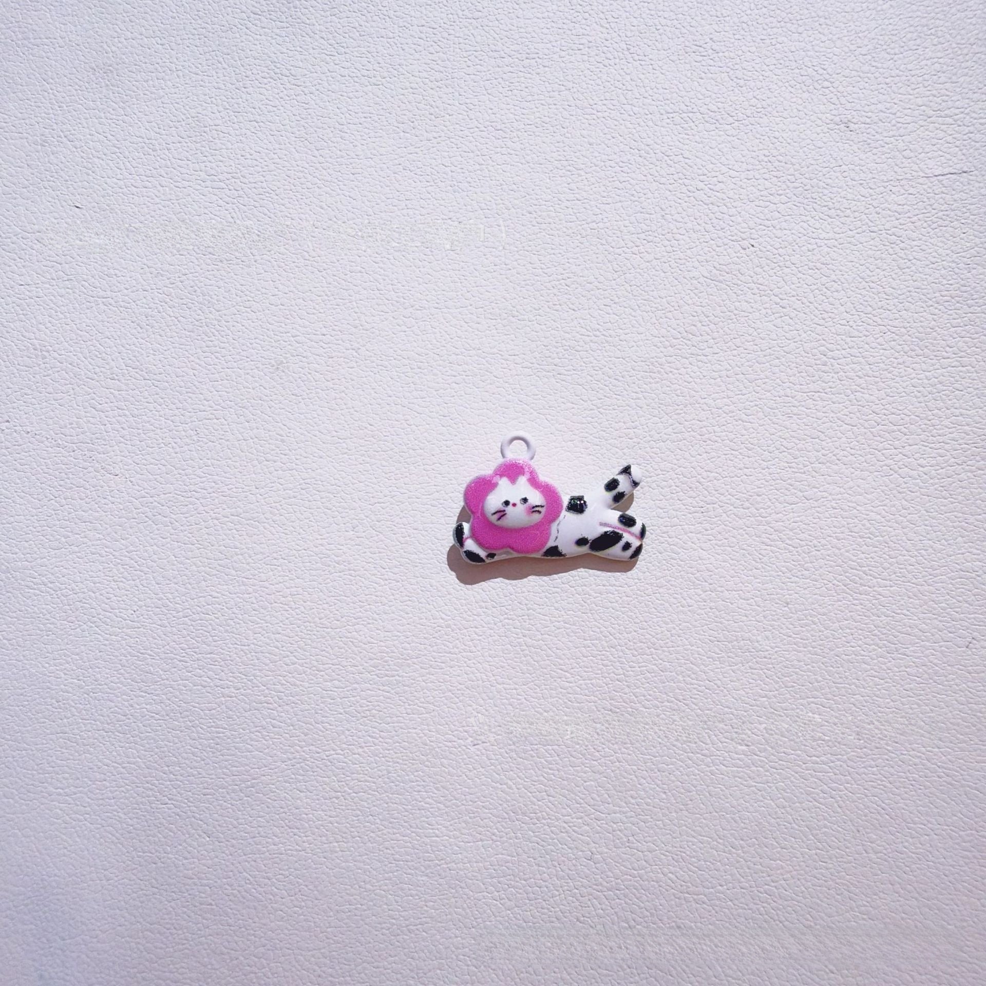 Cat Alloy Pendant With Stoving Varnish Featuring Multicolor Cartoon Style Design Jewelry Accessories