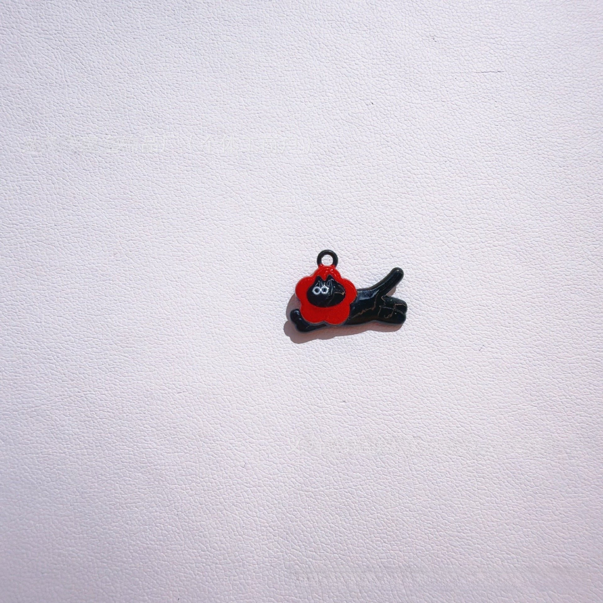 Cat Alloy Pendant With Stoving Varnish Featuring Multicolor Cartoon Style Design Jewelry Accessories