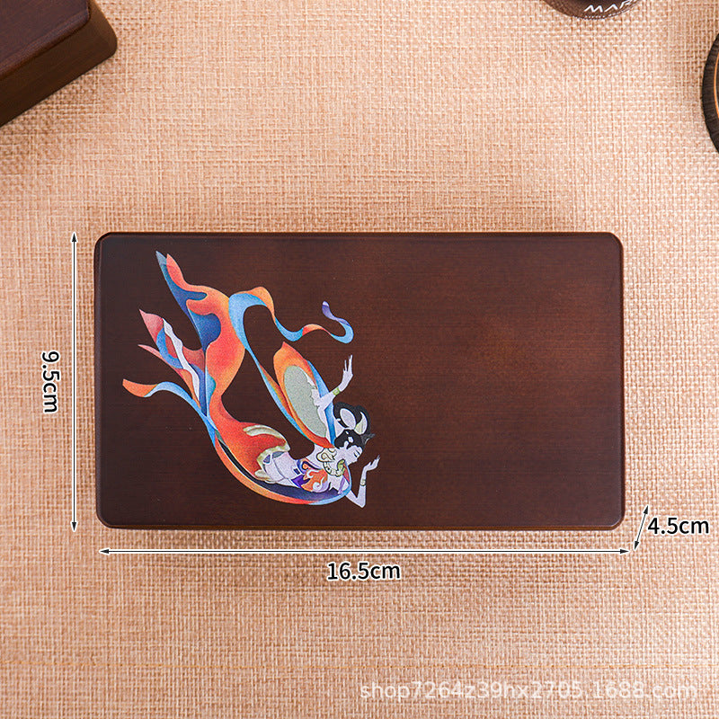 Anime Solid Wood Jewelry Box Featuring Elegant Design For Secure Storage