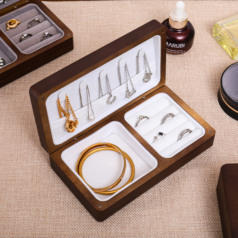 Anime Solid Wood Jewelry Box Featuring Elegant Design For Secure Storage
