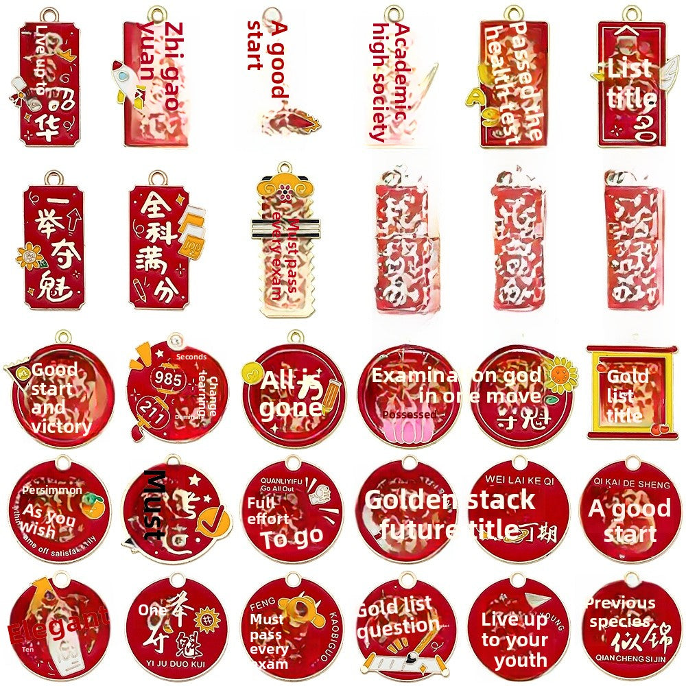 20 PCS Alloy Pendant Book Charms In Blue With Electroplated Finish, Cartoon Style Jewelry Accessories