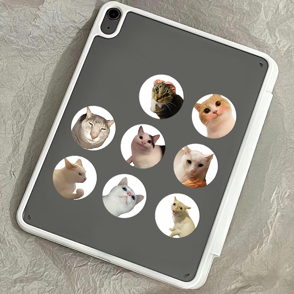 Cat Paper Stickers 1 Roll Creative Stationery For Decoration And Craft Projects