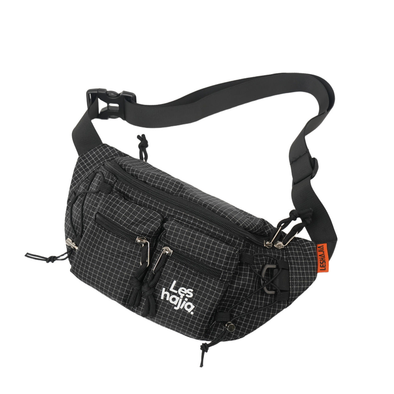 Color Block Nylon Women Fanny Pack With Sling Strap, Perfect For Spring