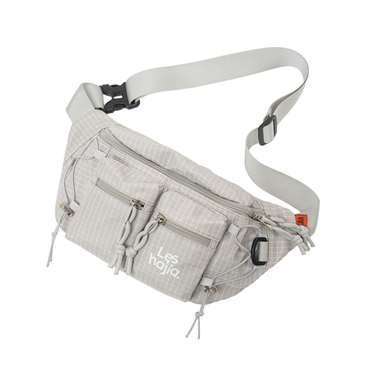 Color Block Nylon Women Fanny Pack With Sling Strap, Perfect For Spring
