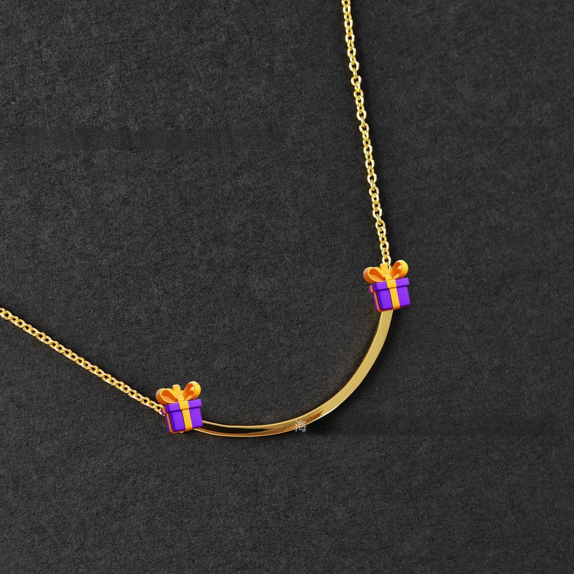 Heart Shape Pendant Necklace For Women In Rose Gold Featuring 18K Real Gold Plated Electroplated V Gold With Rhinestones