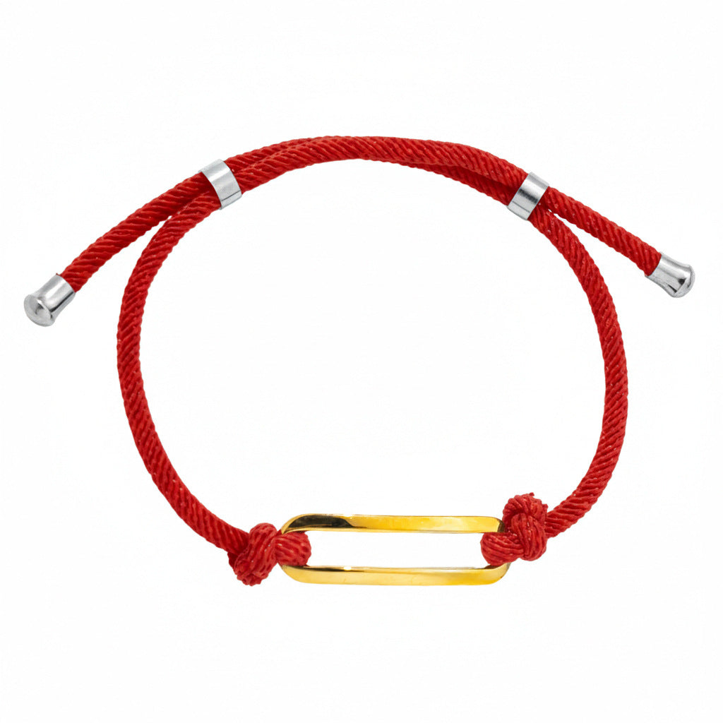 Handmade Multicolor Anchor Bracelet In Titanium Steel For Unisex Wear