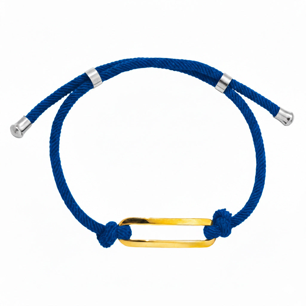 Handmade Multicolor Anchor Bracelet In Titanium Steel For Unisex Wear