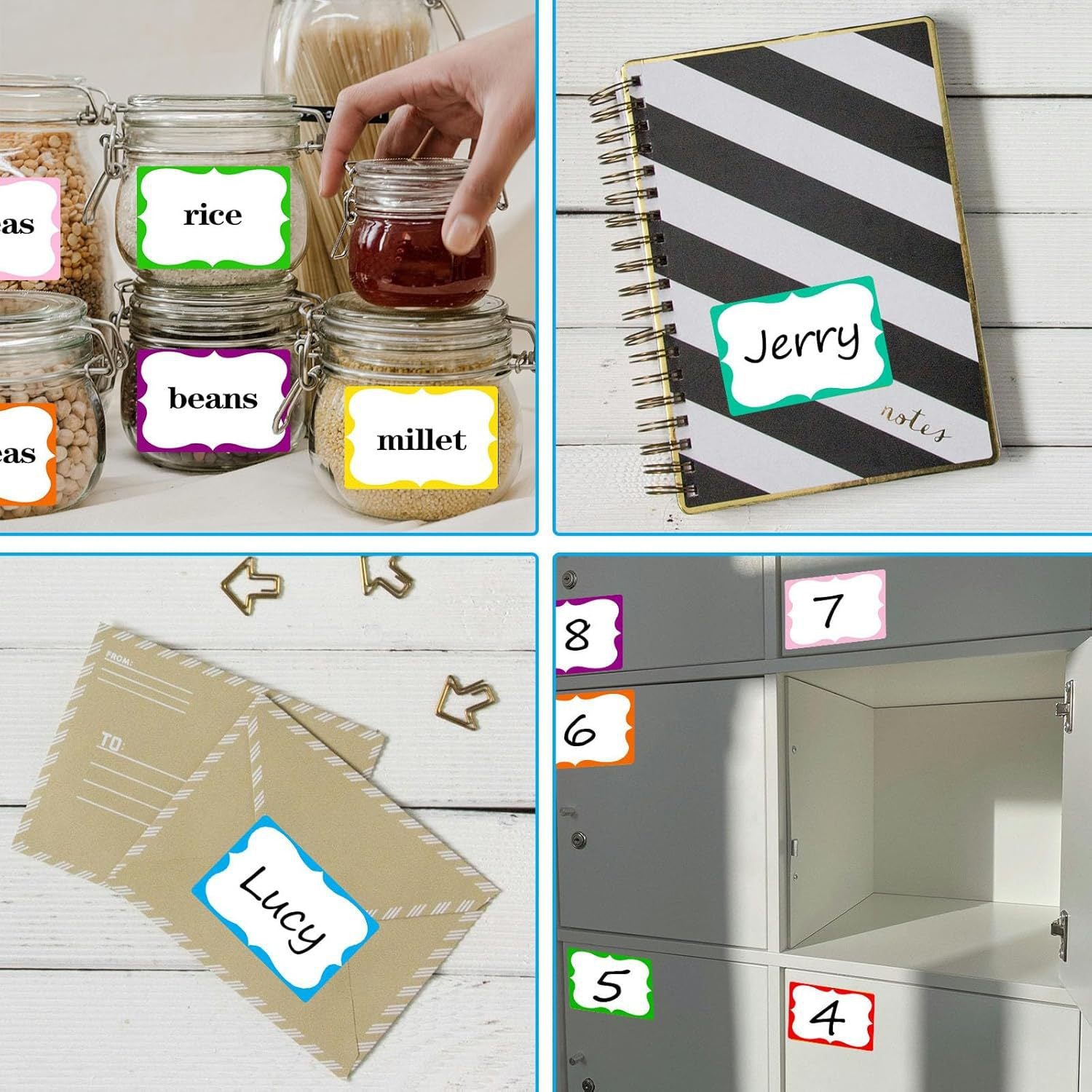 Creative Paper Stickers In Colorful Designs, Perfect For Decoration And Personalization