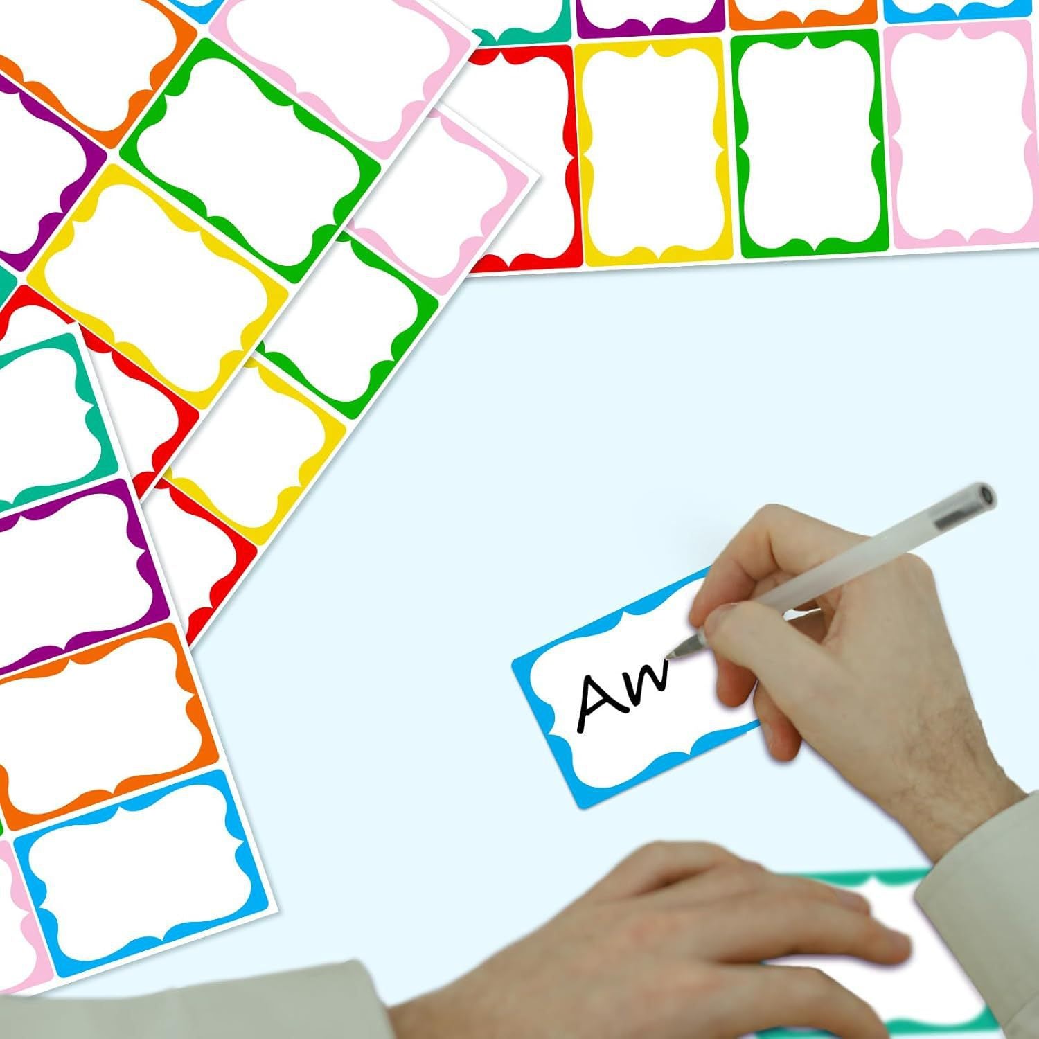 Creative Paper Stickers In Colorful Designs, Perfect For Decoration And Personalization