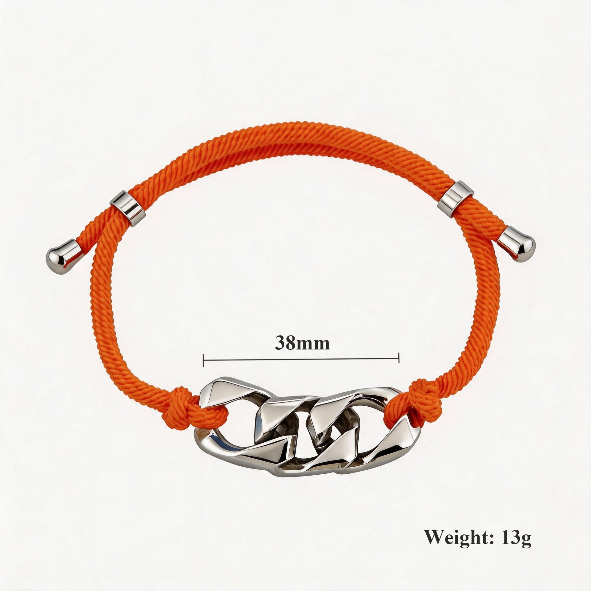 Handmade Multicolor Anchor Bracelet In Titanium Steel For Unisex Wear