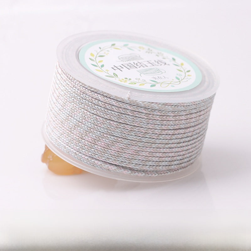 Ink Painting Nylon Cord String Rope With Hole Size 2~2.9mm Featuring Knitting Craft For Jewelry Making
