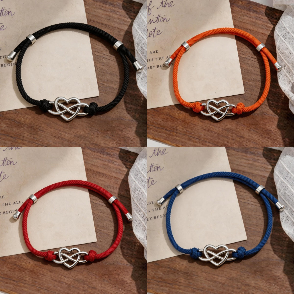 Handmade Multicolor Anchor Bracelet In Titanium Steel For Unisex Wear