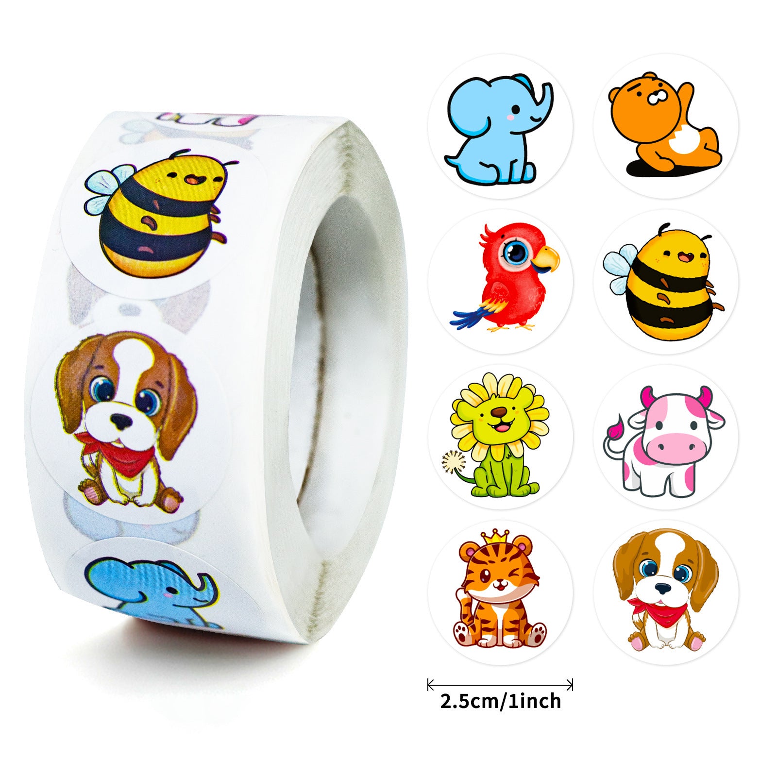 Animal Copper Plate Stickers For Office Use, Featuring Durable And Decorative Designs
