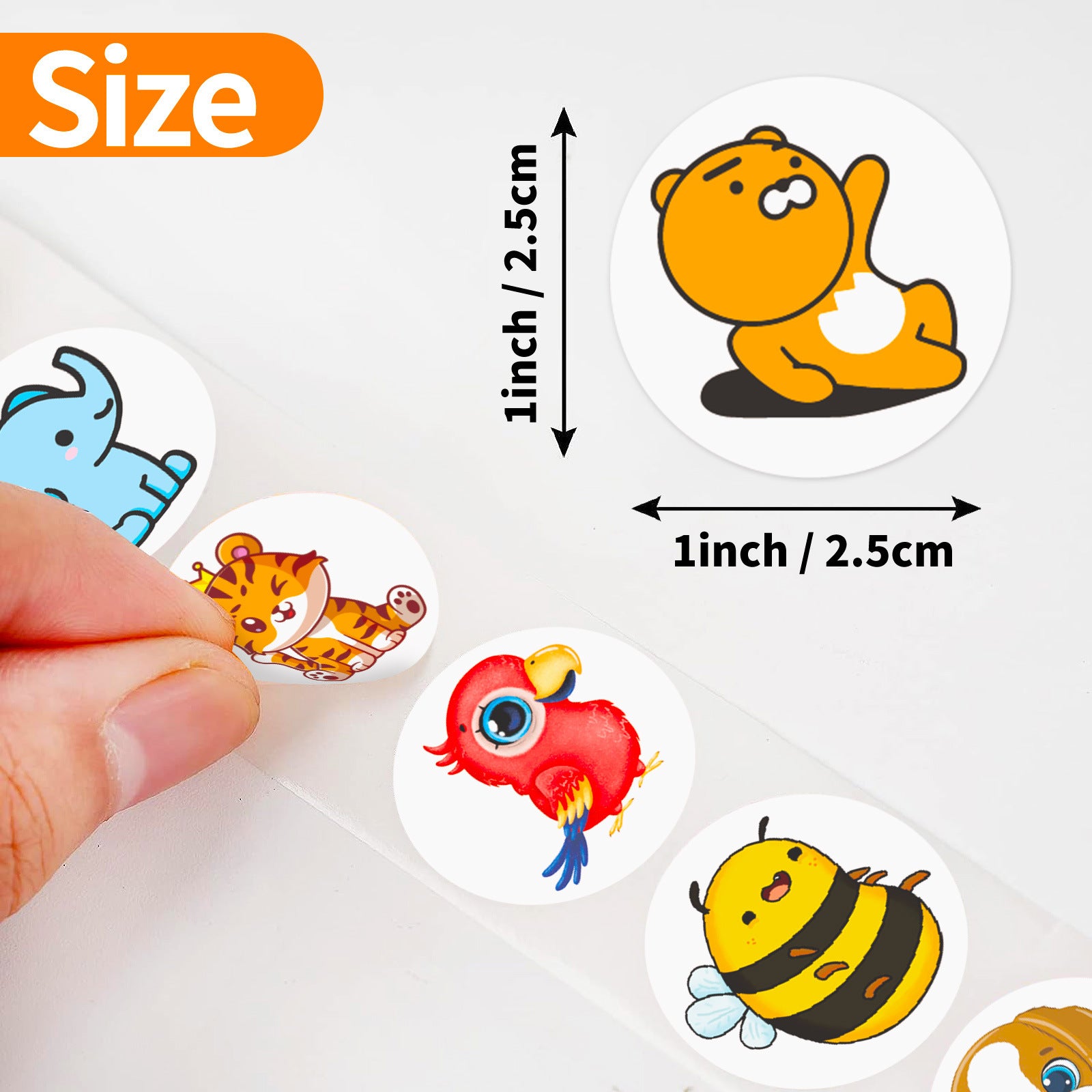 Animal Copper Plate Stickers For Office Use, Featuring Durable And Decorative Designs