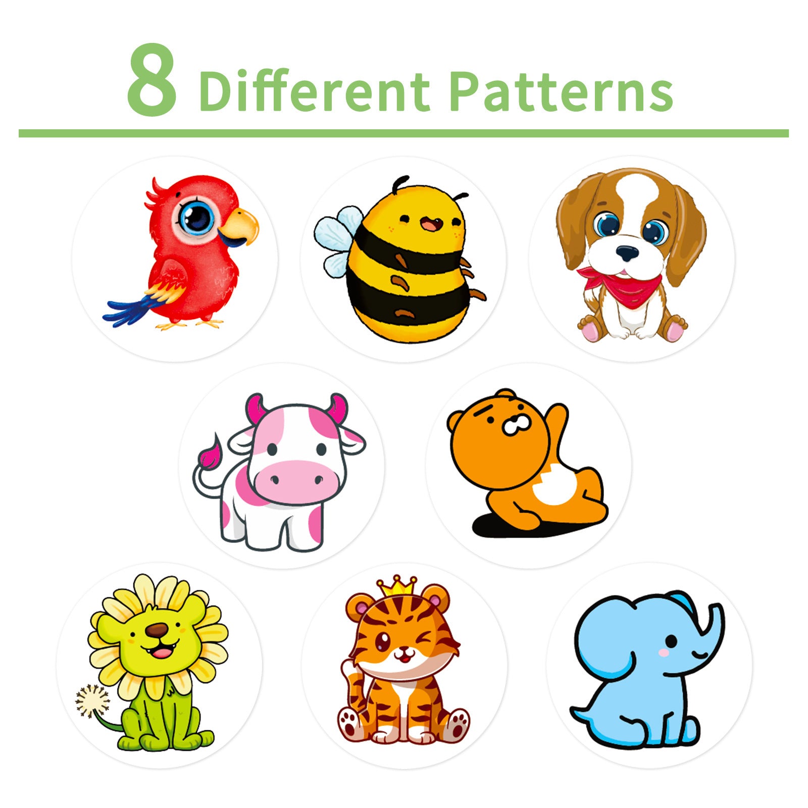 Animal Copper Plate Stickers For Office Use, Featuring Durable And Decorative Designs
