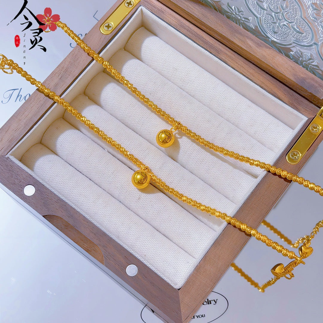 Butterfly Bracelet For Women Featuring Brass Chain Material With Golden Plated Electroplated Finish