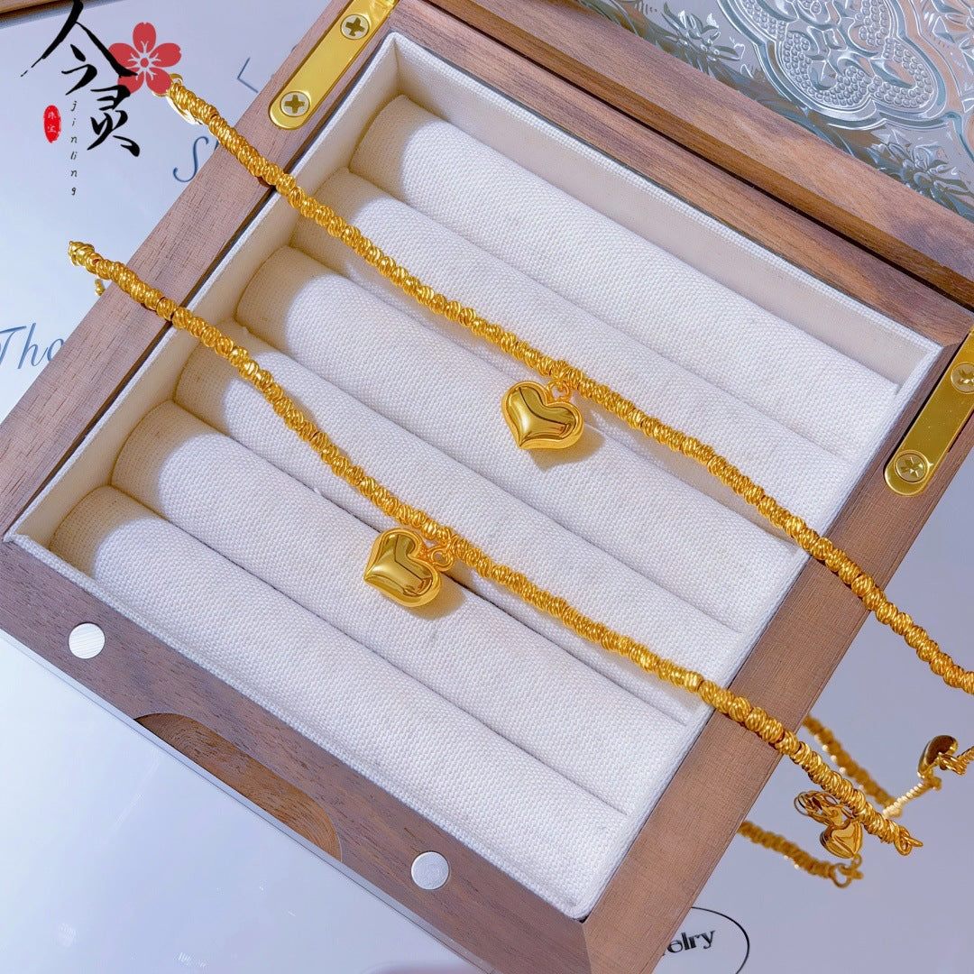 Butterfly Bracelet For Women Featuring Brass Chain Material With Golden Plated Electroplated Finish