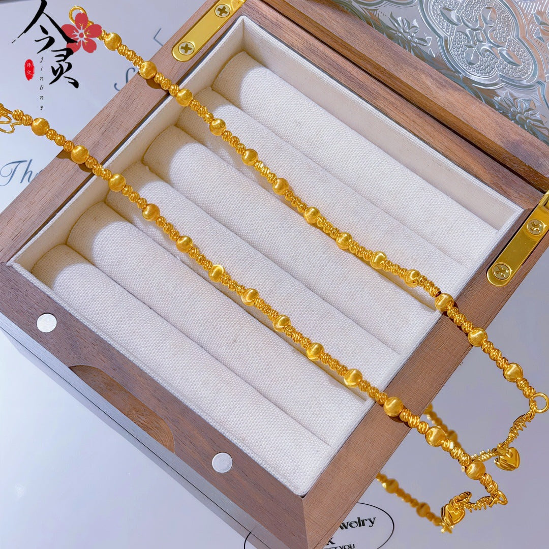 Butterfly Bracelet For Women Featuring Brass Chain Material With Golden Plated Electroplated Finish
