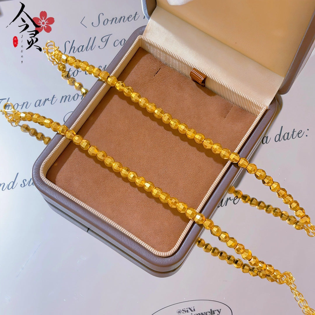 Butterfly Bracelet For Women Featuring Brass Chain Material With Golden Plated Electroplated Finish