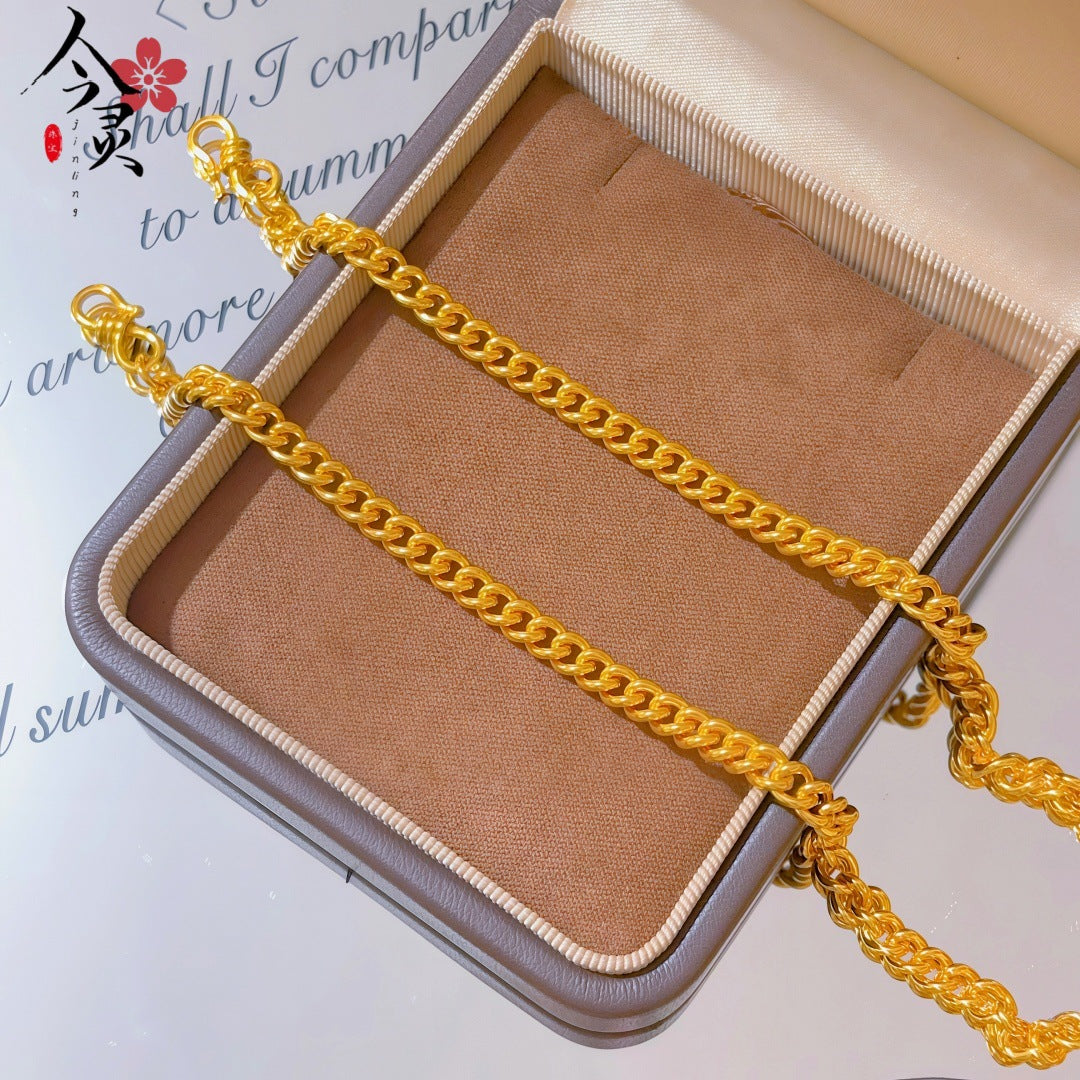 Butterfly Bracelet For Women Featuring Brass Chain Material With Golden Plated Electroplated Finish