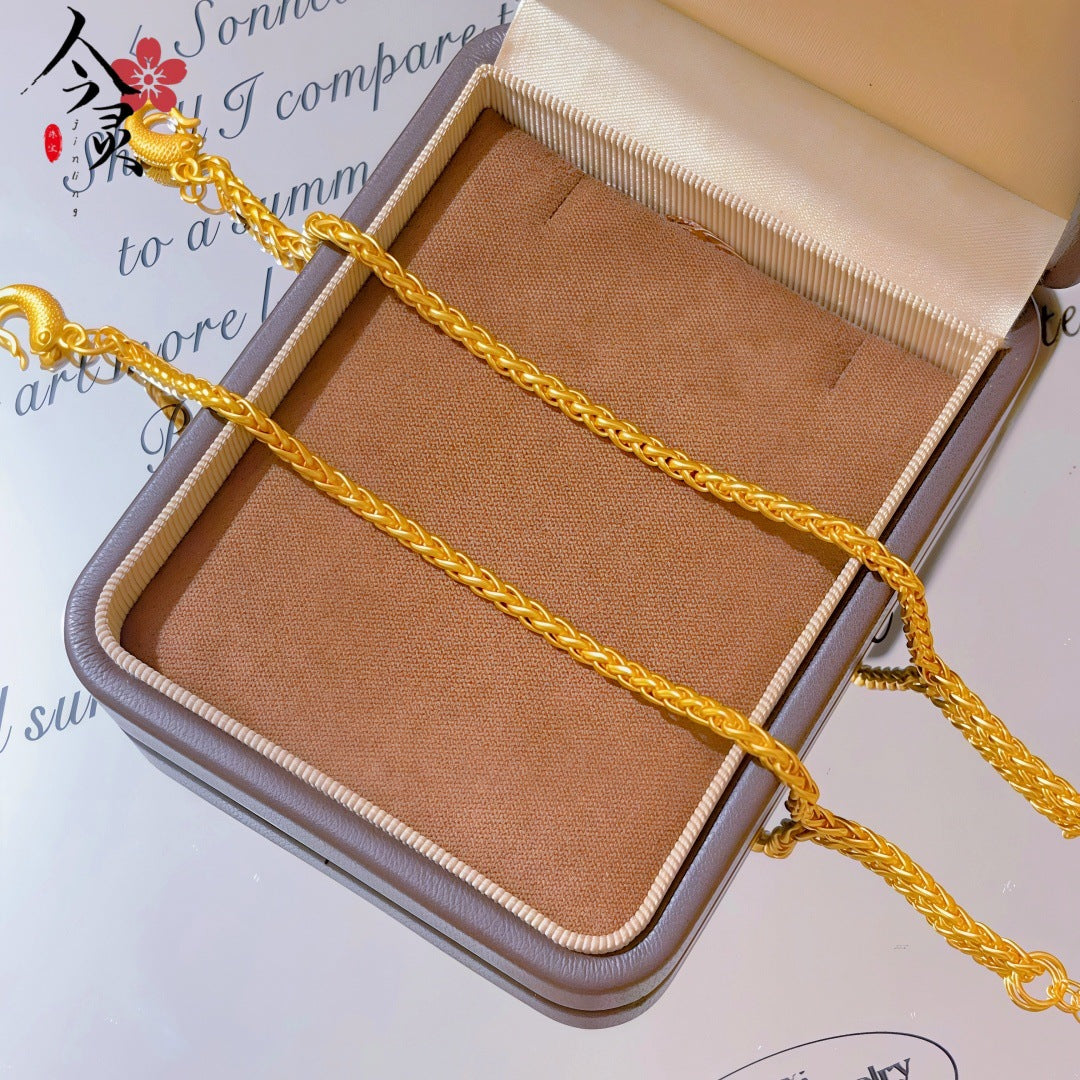 Butterfly Bracelet For Women Featuring Brass Chain Material With Golden Plated Electroplated Finish