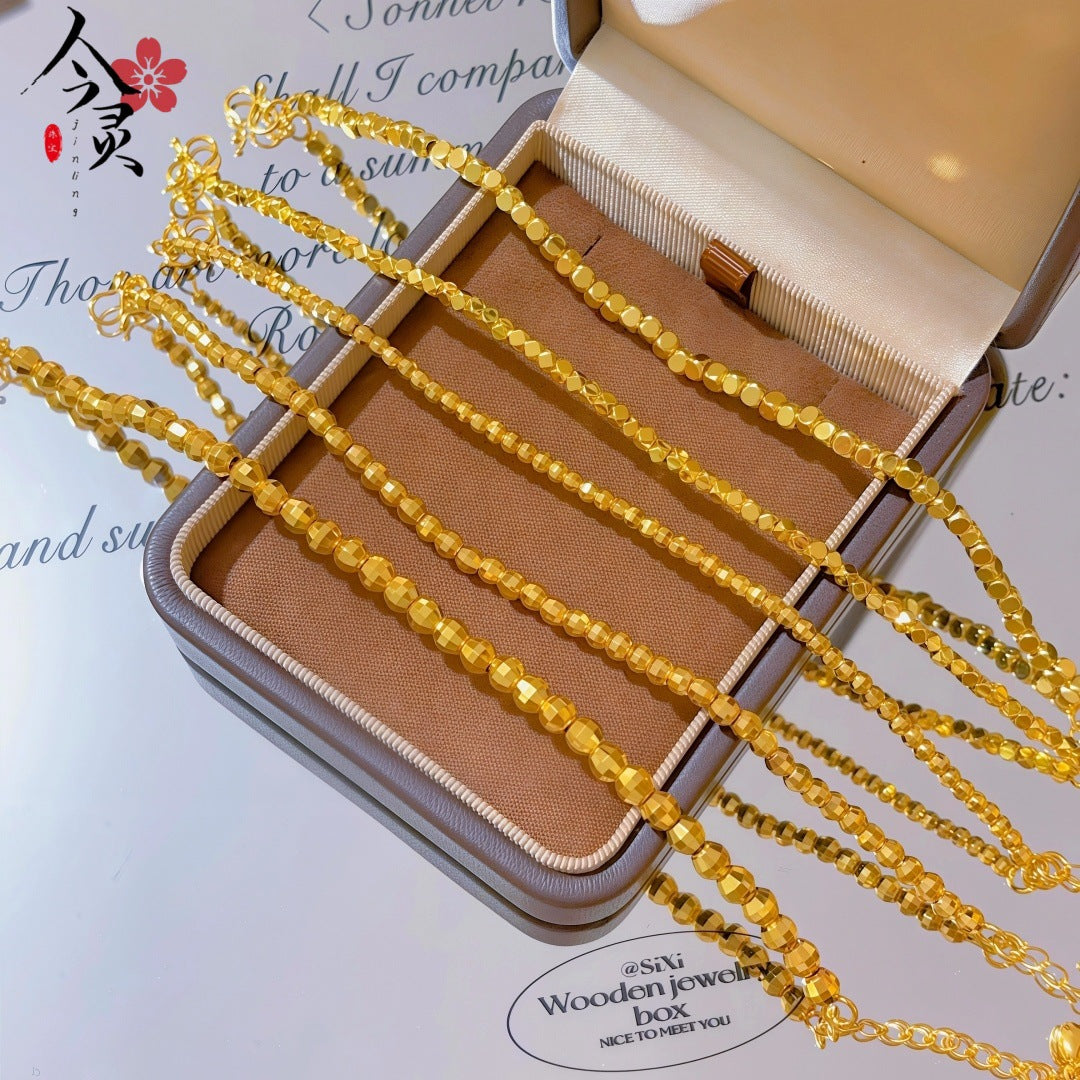 Butterfly Bracelet For Women Featuring Brass Chain Material With Golden Plated Electroplated Finish