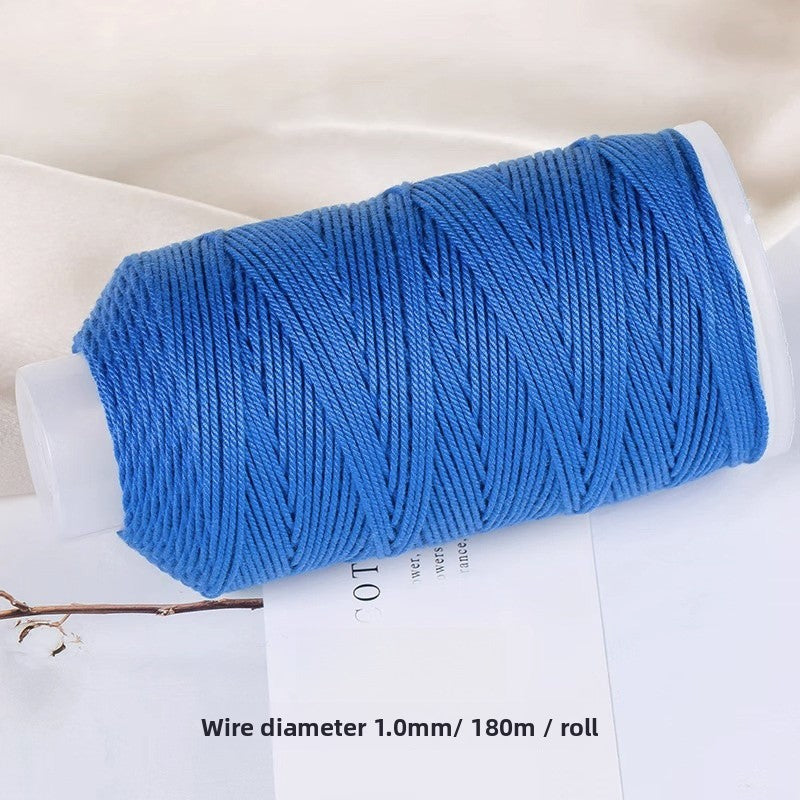 1 Roll Cotton Rope For Jewelry Making Featuring Knitting Craft, Dyed Ombre Color, Ideal For Commute Style Accessories