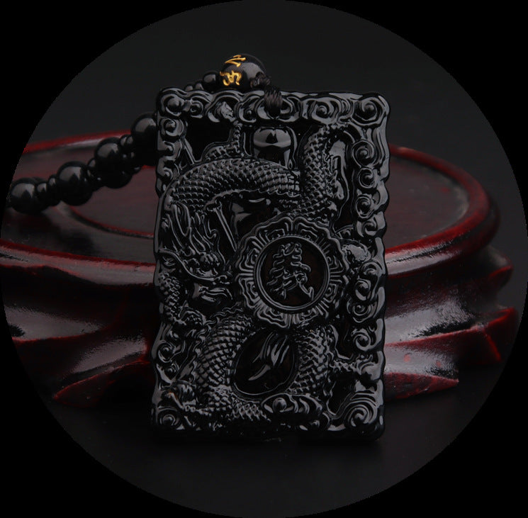 Ethnic Style Buddha Pendant Made Of Glass With Glass Inlay, Unisex Design In Green