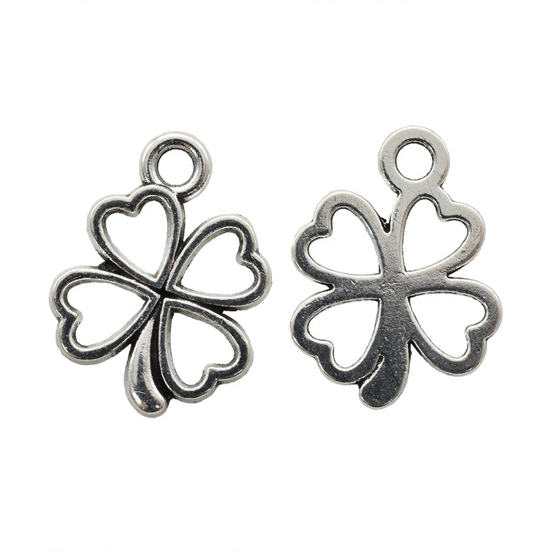 Lucky Heart Alloy Pendant Featuring Electroplated Craftsmanship In Multicolor Retro Style Jewelry Accessories