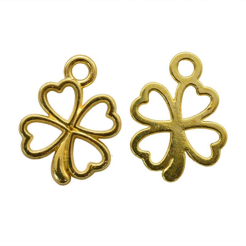 Lucky Heart Alloy Pendant Featuring Electroplated Craftsmanship In Multicolor Retro Style Jewelry Accessories