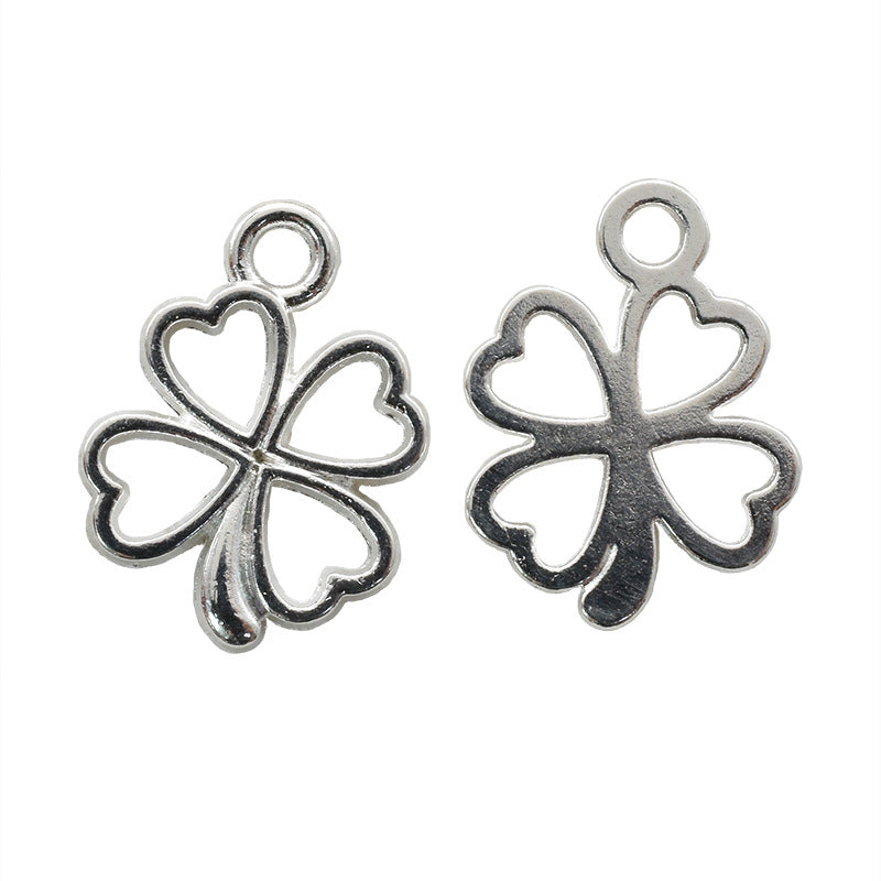 Lucky Heart Alloy Pendant Featuring Electroplated Craftsmanship In Multicolor Retro Style Jewelry Accessories