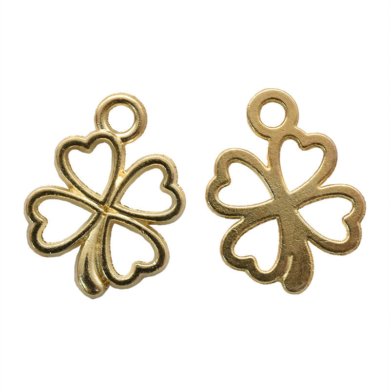 Lucky Heart Alloy Pendant Featuring Electroplated Craftsmanship In Multicolor Retro Style Jewelry Accessories