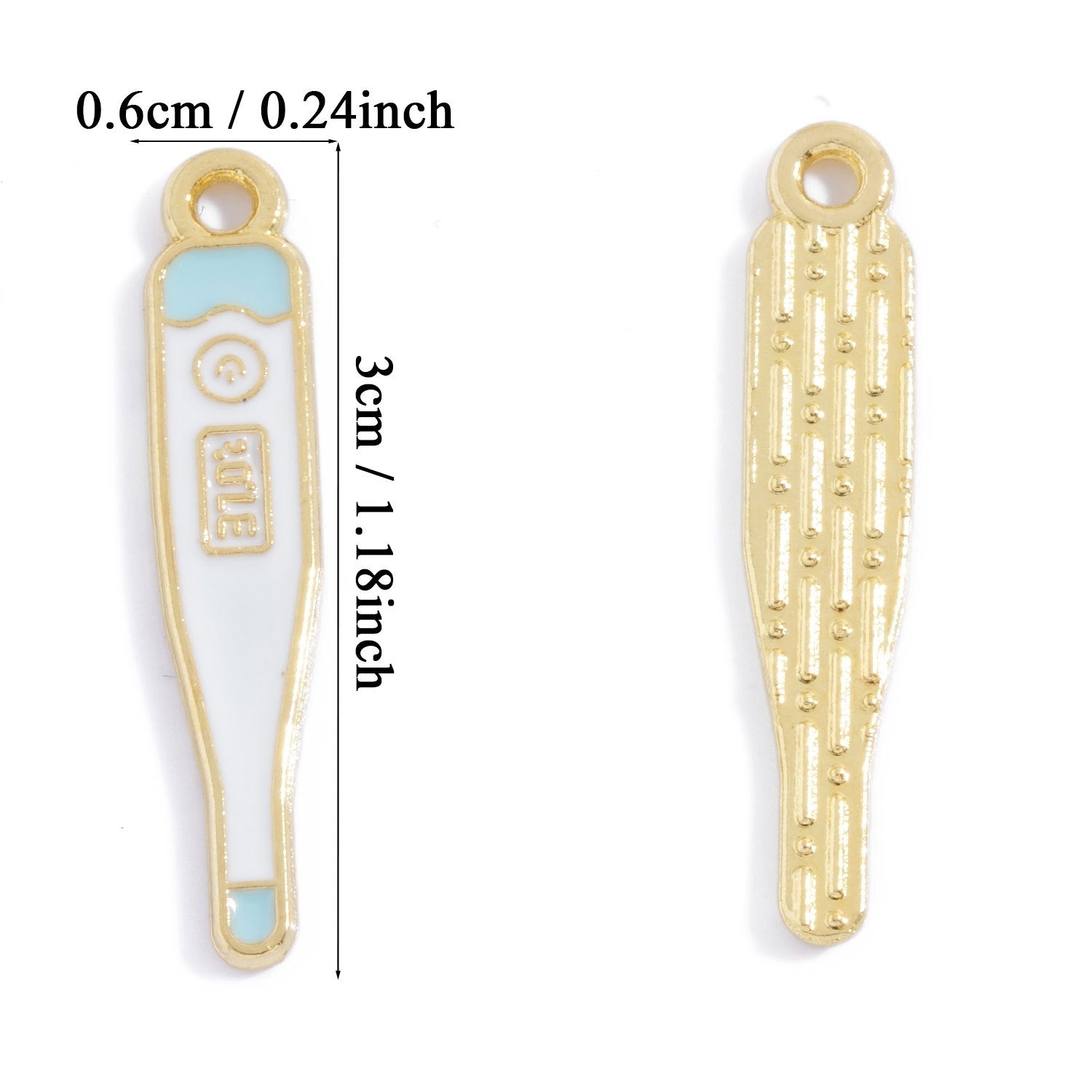 Alloy Pendant Featuring Enamel Craftsmanship In Natural Pink With Cartoon Style For Jewelry Accessories