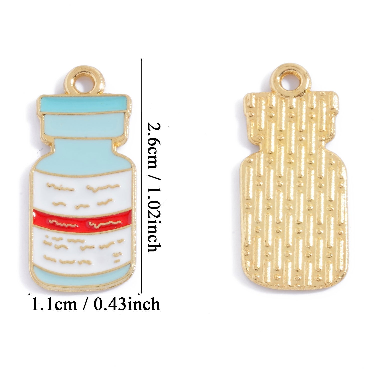 Alloy Pendant Featuring Enamel Craftsmanship In Natural Pink With Cartoon Style For Jewelry Accessories