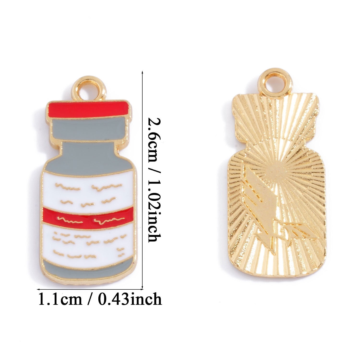 Alloy Pendant Featuring Enamel Craftsmanship In Natural Pink With Cartoon Style For Jewelry Accessories