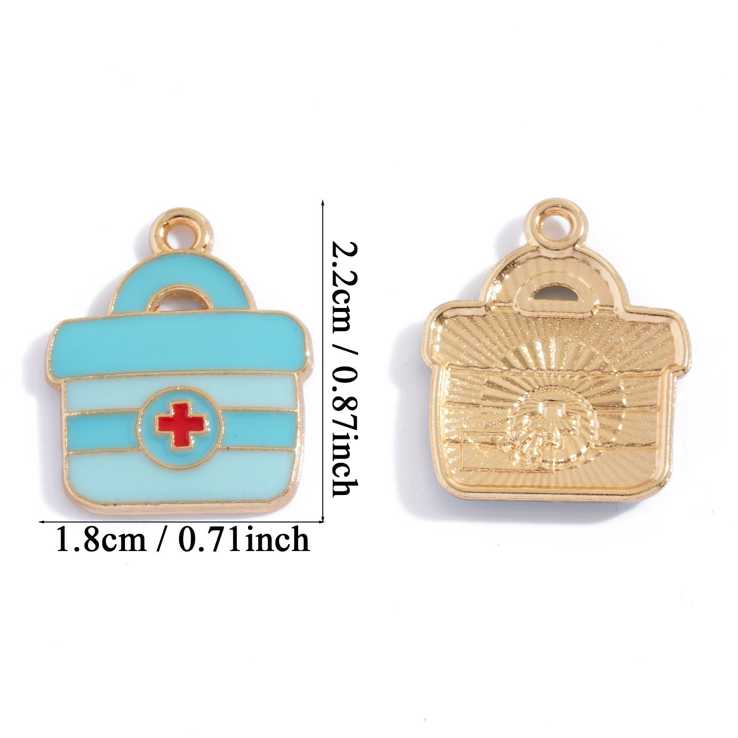 Alloy Pendant Featuring Enamel Craftsmanship In Natural Pink With Cartoon Style For Jewelry Accessories