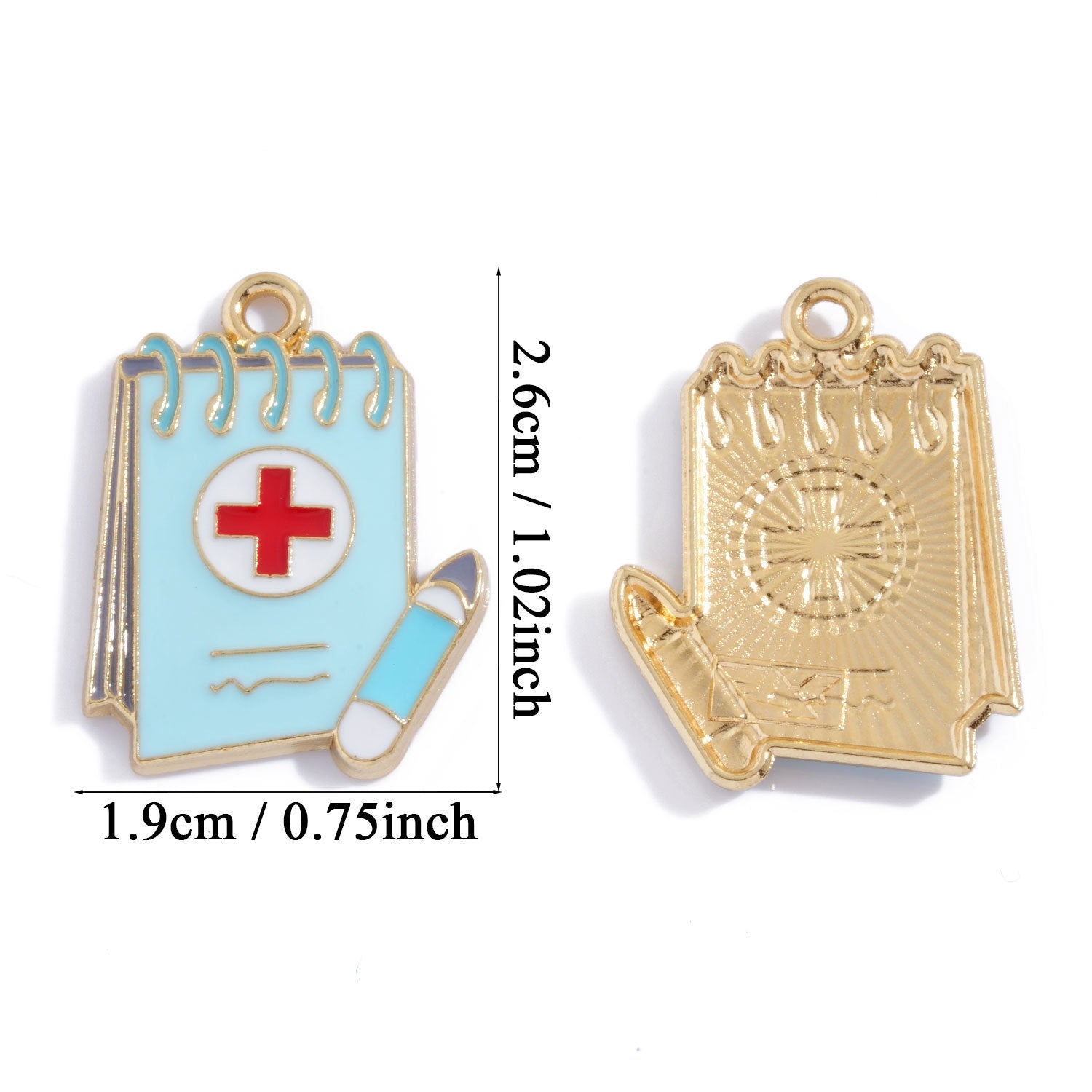 Alloy Pendant Featuring Enamel Craftsmanship In Natural Pink With Cartoon Style For Jewelry Accessories