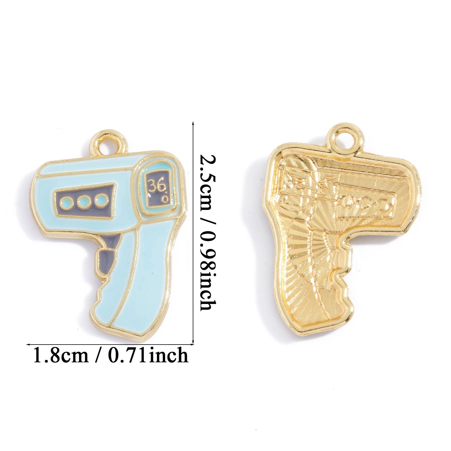 Alloy Pendant Featuring Enamel Craftsmanship In Natural Pink With Cartoon Style For Jewelry Accessories