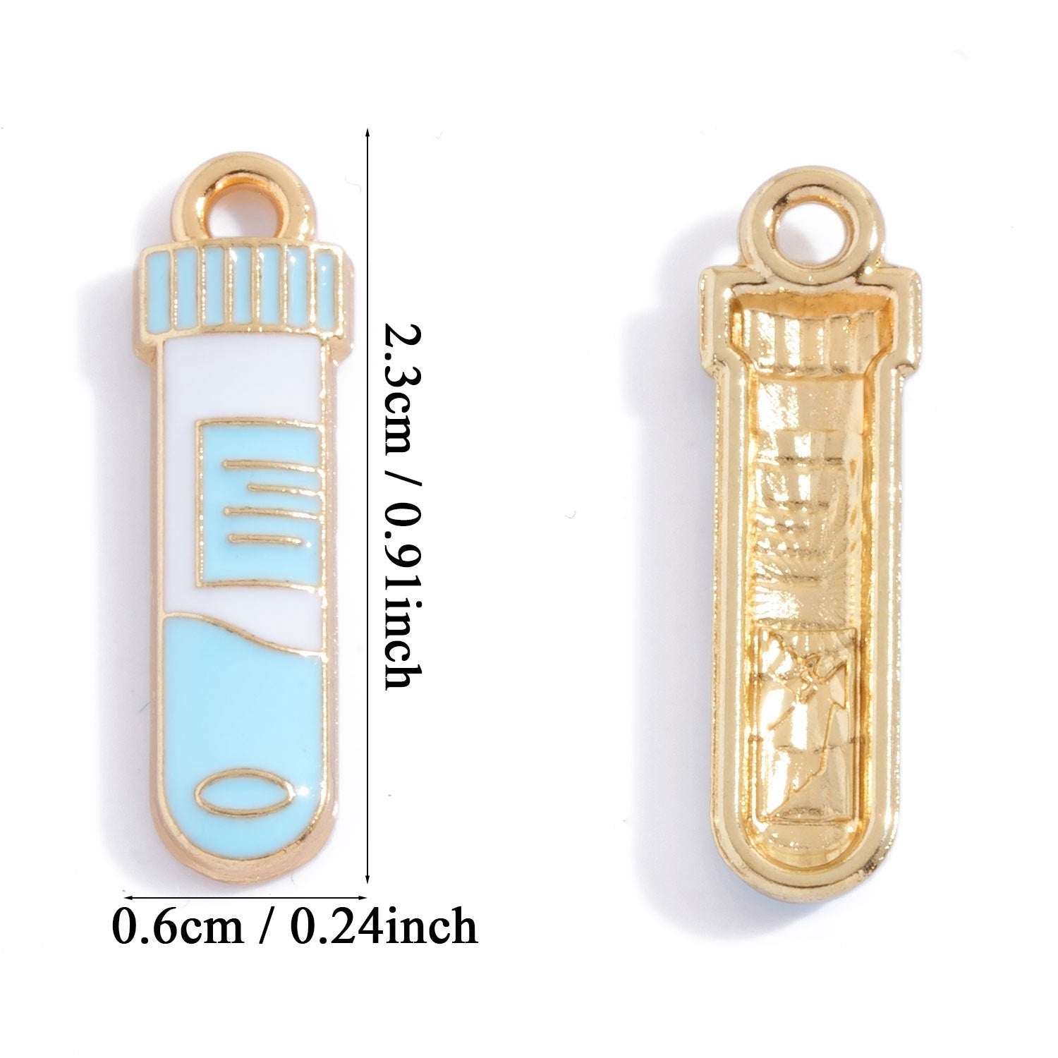 Alloy Pendant Featuring Enamel Craftsmanship In Natural Pink With Cartoon Style For Jewelry Accessories